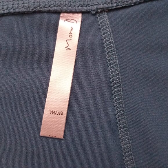 Mono B Leggings Women's Teal Pull On Long Stretch Athletic Pants Size Small - Picture 2 of 6